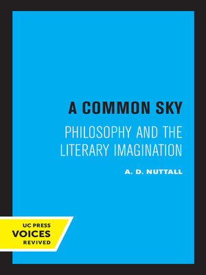 cover image of A Common Sky